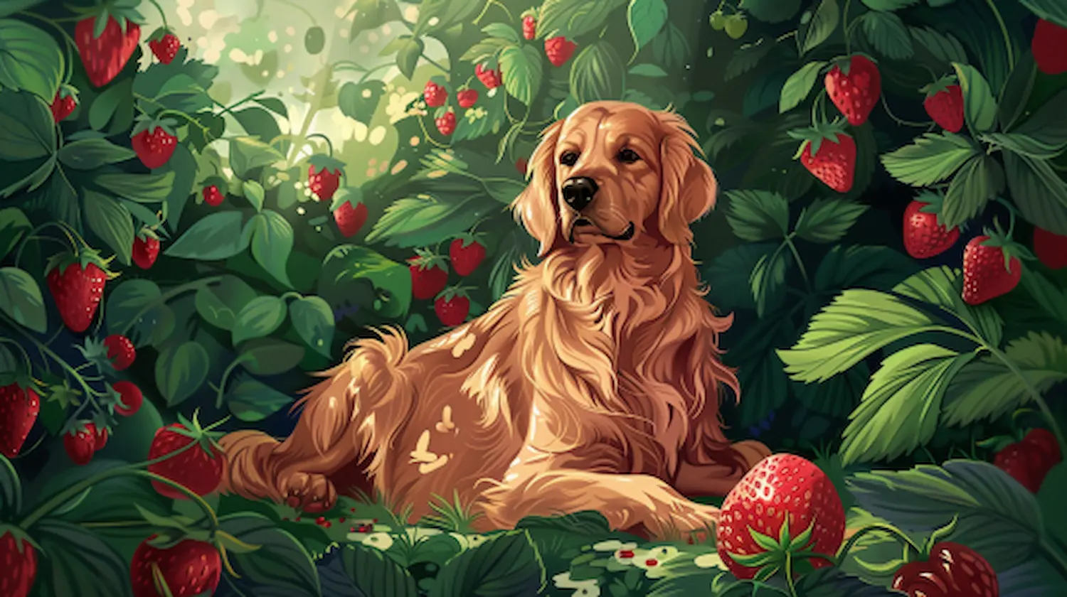 Auf einen Blick: Dürfen Hunde Erdbeeren essen?