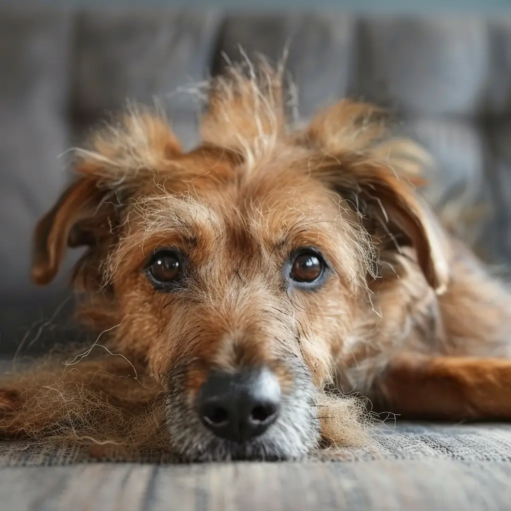 Wann haart ein Hund Kann es auch am Stress liegen?