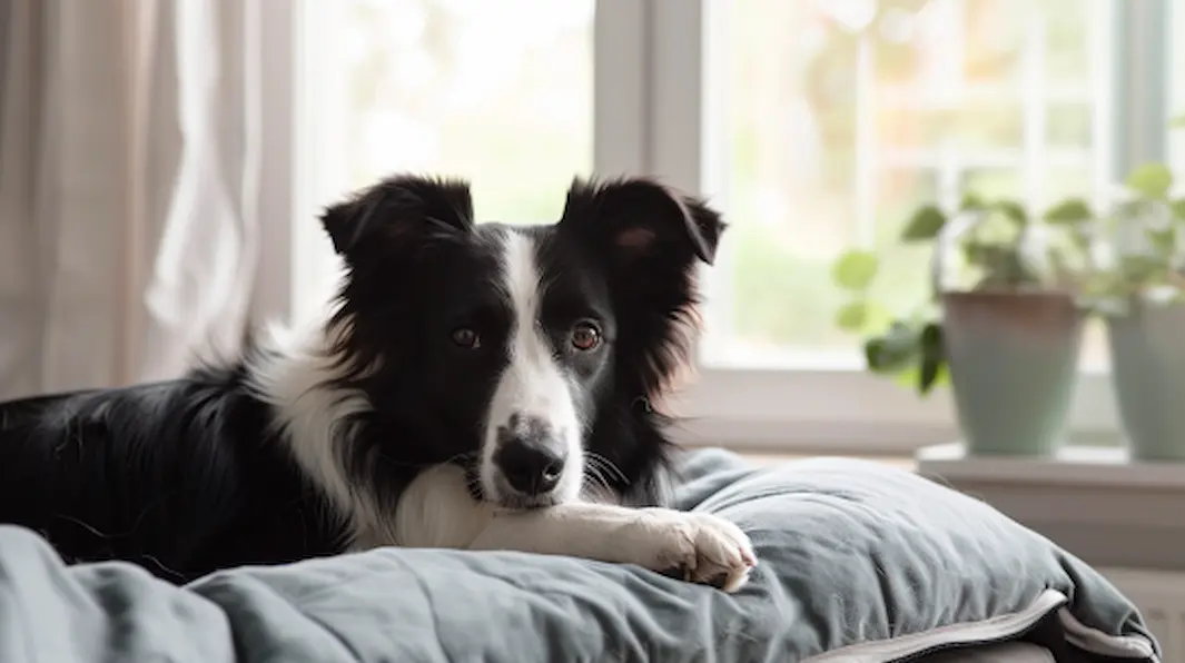 Ein orthopädisches Hundebett bietet zahlreiche gesundheitliche Vorteile für deinen Border Collie: