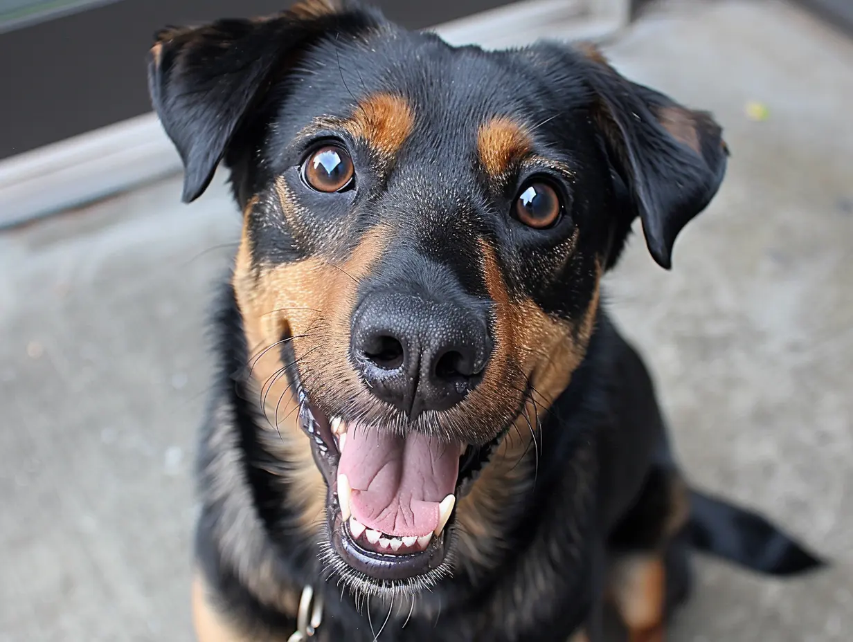 Schäferhund Dobermann Mix: Kraftvoller Hybridhund.