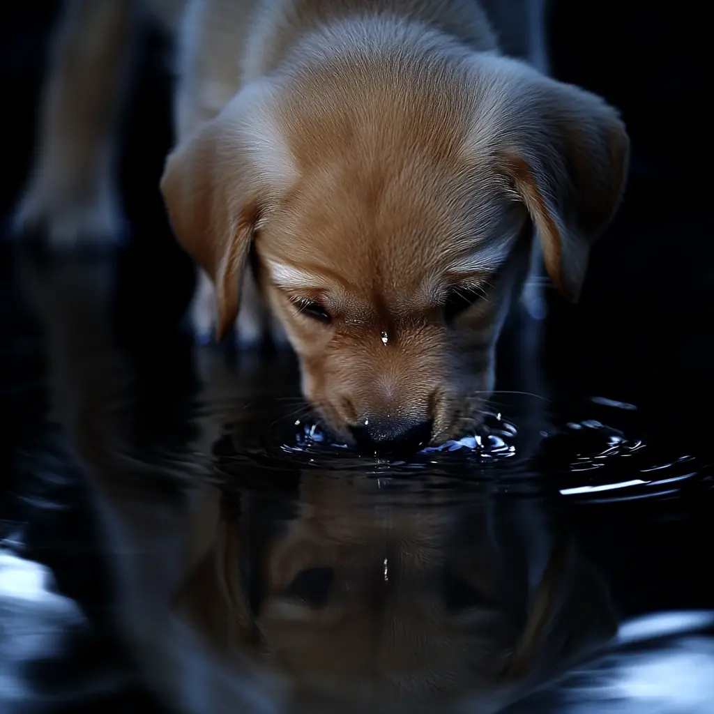 Brauchen Welpen nachts Wasser - Trinkverhalten.