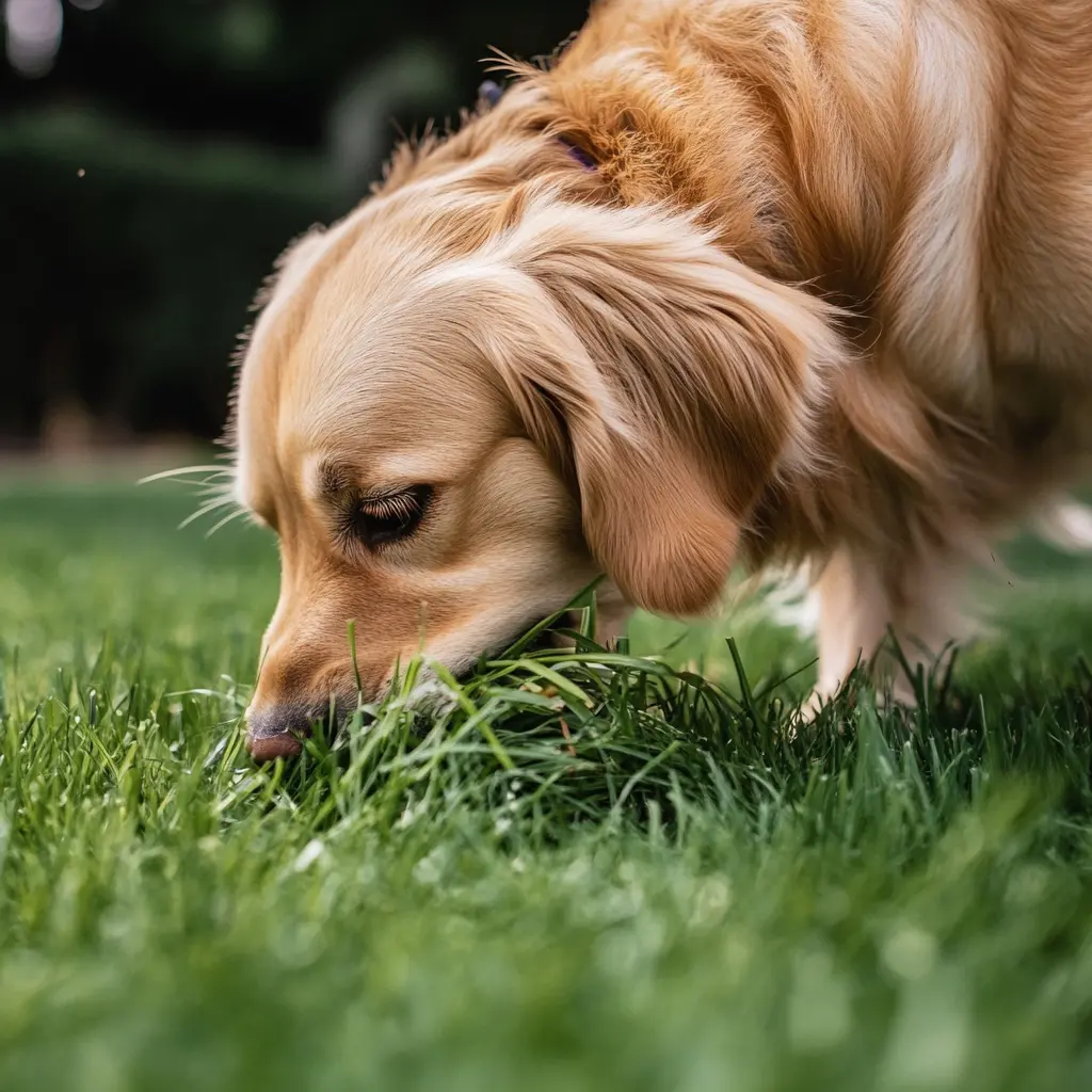 Deutet Grasfressen von meinem Hund auf einen Nährstoffmangel hin?