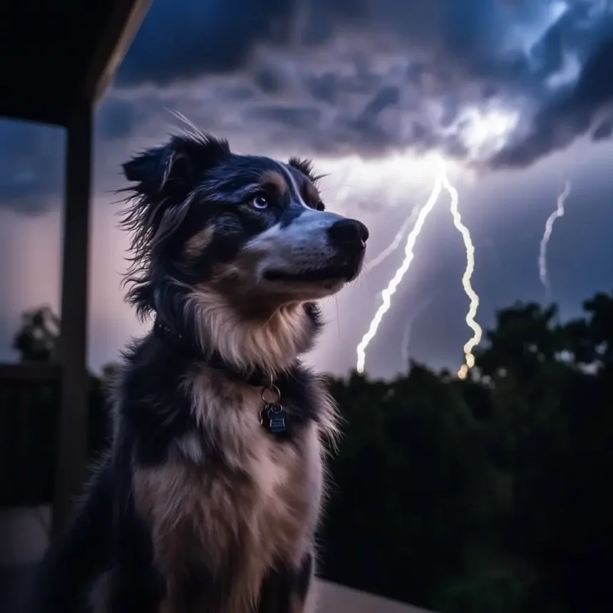 Hund hat Angst vor Gewitter: Was kann man tun, und warum haben sie so Angst?