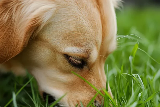 Warum übergeben sich manche Hunde nach dem Grasfressen?