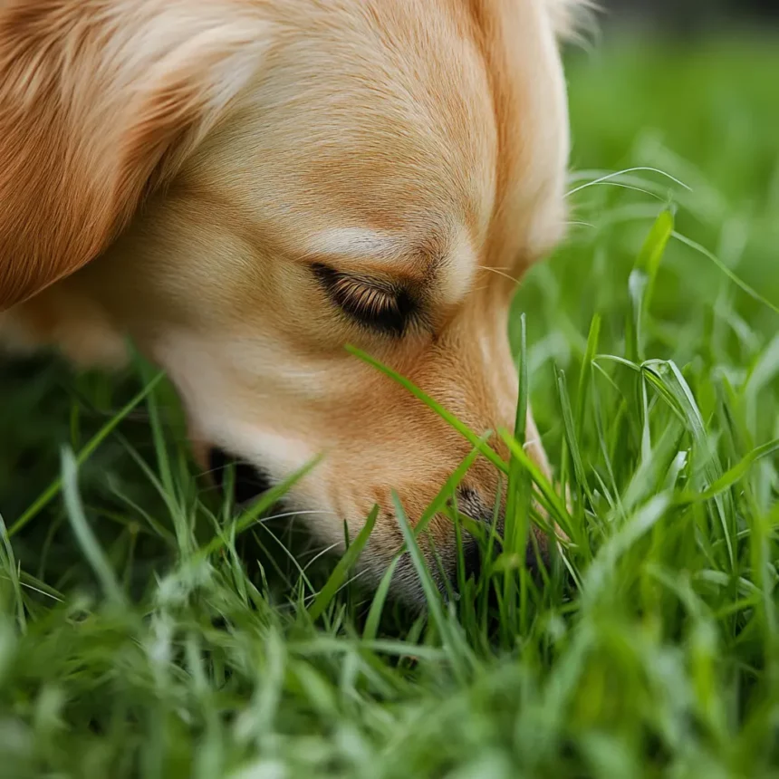 Warum übergeben sich manche Hunde nach dem Grasfressen?